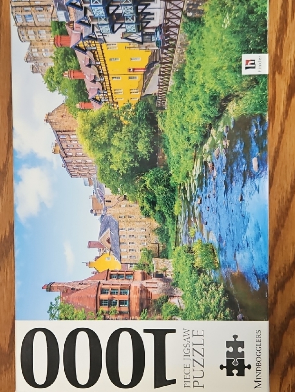 1000-Piece Jigsaw Puzzle - Colourful Dean Village Scene